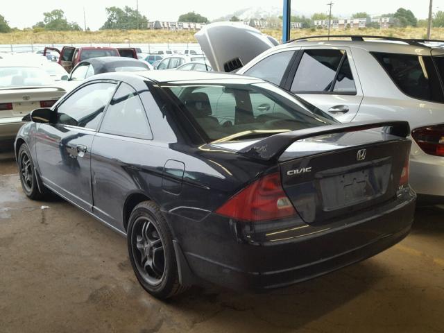 1HGEM22012L033787 - 2002 HONDA CIVIC EX შავი ფოტო 3