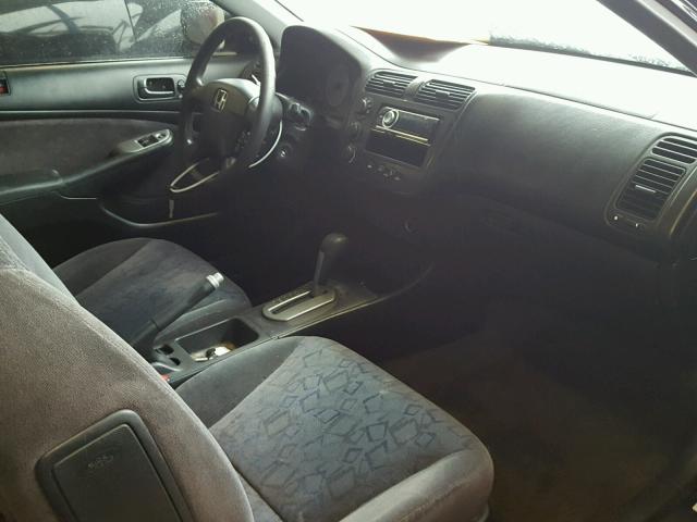 1HGEM22012L033787 - 2002 HONDA CIVIC EX შავი ფოტო 5