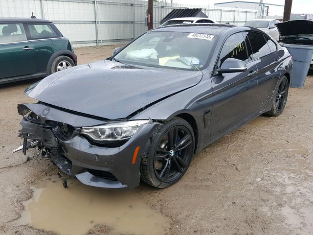 WBA4B1C58FG241357 - 2015 BMW 435 I GRAY photo 2