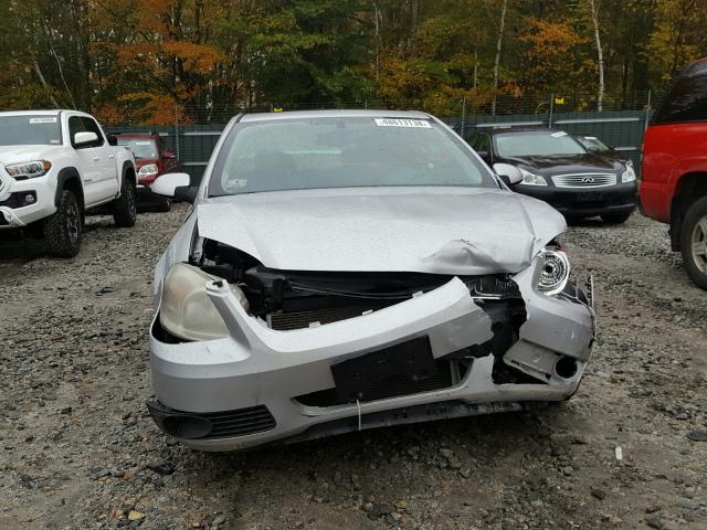 1G1AL18F587242434 - 2008 CHEVROLET COBALT LT SILVER photo 9