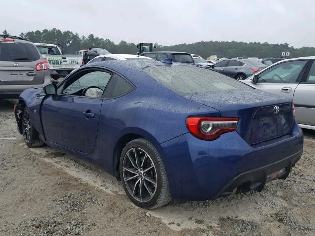 JF1ZNAA1XH9702698 - 2017 TOYOTA 86 BASE BLUE photo 3