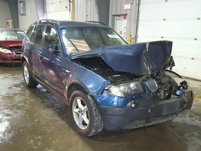 WBXPA93465WD21162 - 2005 BMW X3 3.0I BLUE photo 1