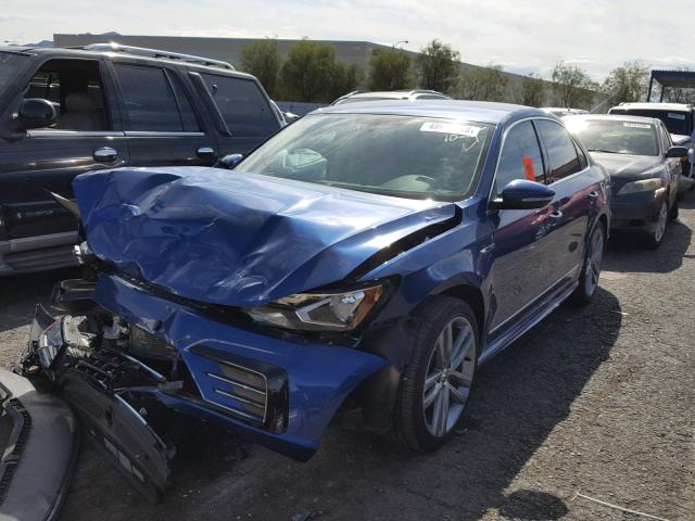 1VWDT7A30HC056800 - 2017 VOLKSWAGEN PASSAT R-L BLUE photo 2