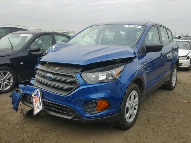 1FMCU0F75JUA72193 - 2018 FORD ESCAPE S BLUE photo 2