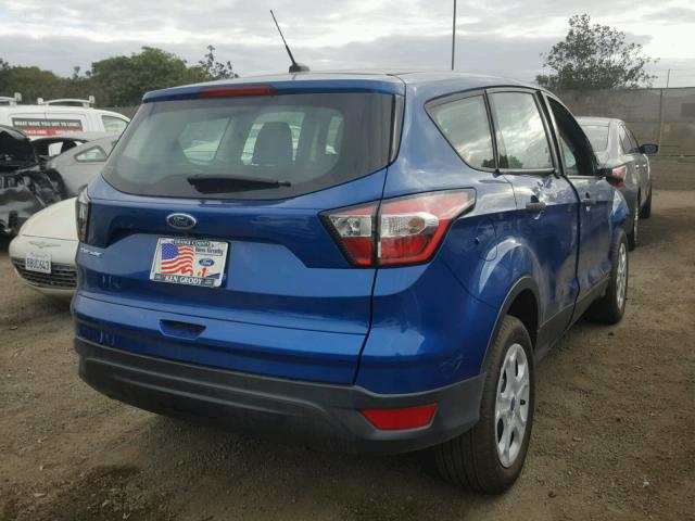 1FMCU0F75JUA72193 - 2018 FORD ESCAPE S BLUE photo 4