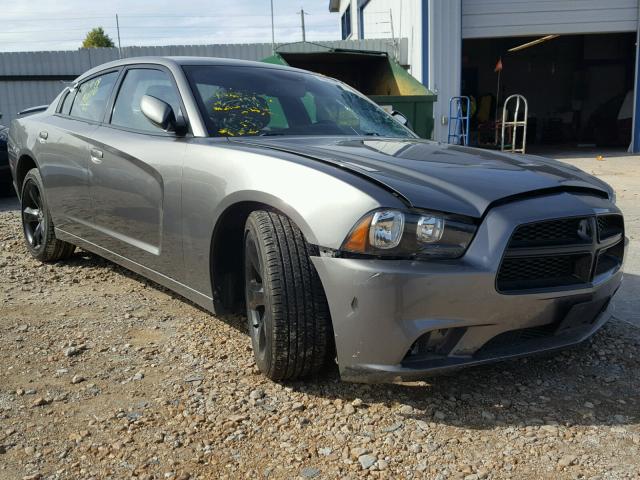 2C3CDXHG2CH239646 - 2012 DODGE CHARGER SX GRAY photo 1