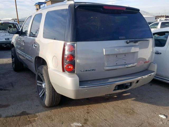 1GKFK63837J144126 - 2007 GMC YUKON DENA SILVER photo 3