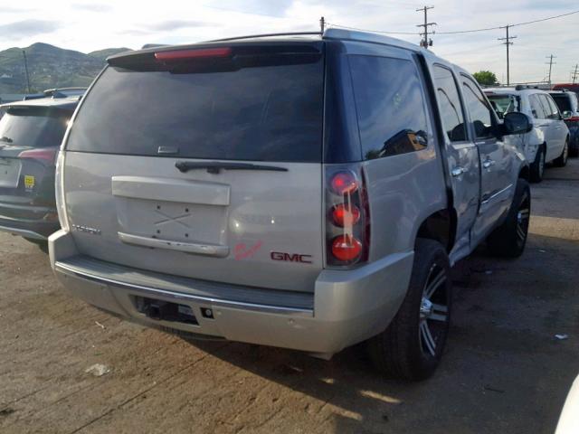 1GKFK63837J144126 - 2007 GMC YUKON DENA SILVER photo 4