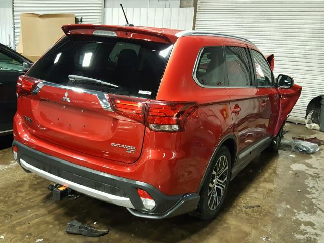 JA4JZ4AX1GZ056834 - 2016 MITSUBISHI OUTLANDER RED photo 4