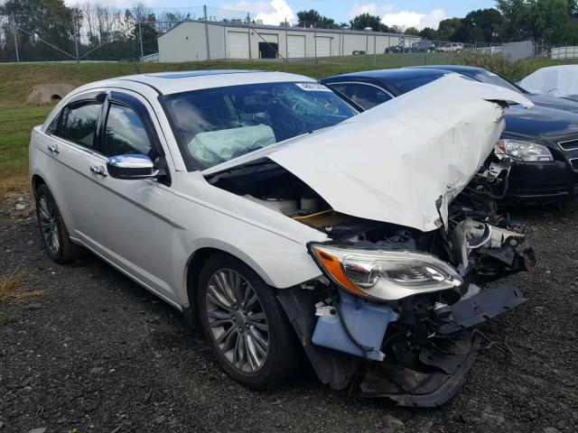 1C3BC2FG2BN504043 - 2011 CHRYSLER 200 LIMITE WHITE photo 1