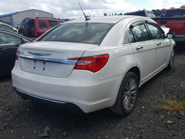 1C3BC2FG2BN504043 - 2011 CHRYSLER 200 LIMITE WHITE photo 4