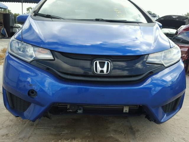 3HGGK5G50FM761979 - 2015 HONDA FIT LX BLUE photo 9