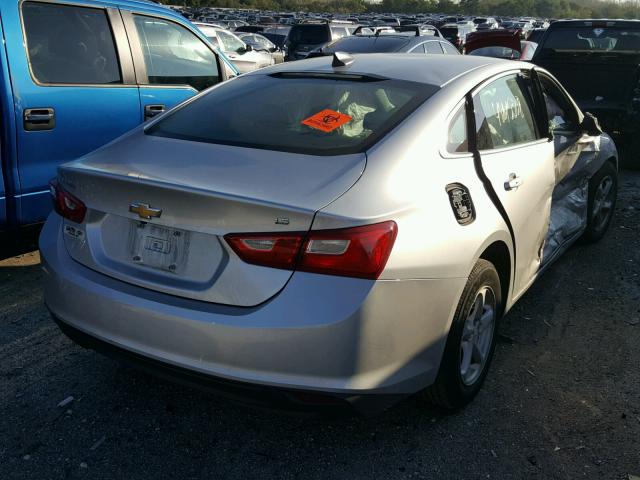 1G1ZB5ST7GF179742 - 2016 CHEVROLET MALIBU LS 银色 照片 4