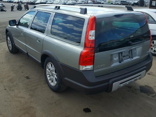 YV4SZ592X71278258 - 2007 VOLVO XC70 GREEN photo 3