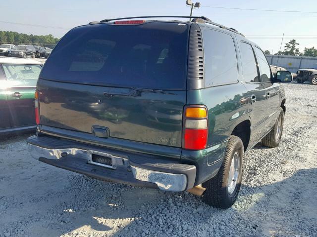 1GKEK13Z72R130442 - 2002 GMC YUKON GREEN photo 4