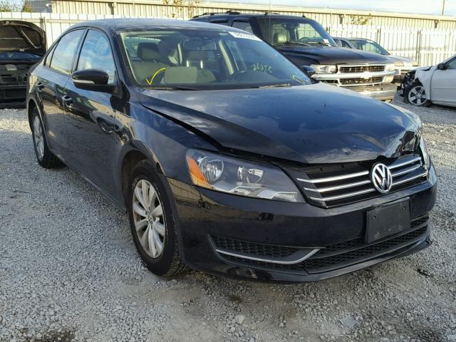 1VWAP7A3XDC127311 - 2013 VOLKSWAGEN PASSAT S BLACK photo 1