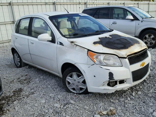 KL1TD6DE4BB147205 - 2011 CHEVROLET AVEO LS WHITE photo 1