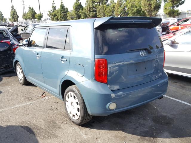 JTLKE50E081025350 - 2008 TOYOTA SCION XB ლურჯი ფოტო 3