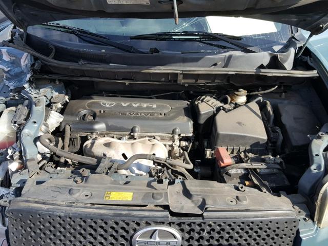 JTLKE50E081025350 - 2008 TOYOTA SCION XB ლურჯი ფოტო 7