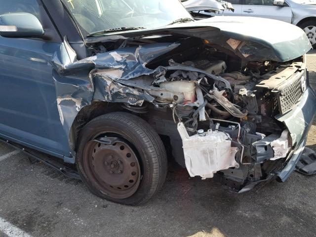 JTLKE50E081025350 - 2008 TOYOTA SCION XB ლურჯი ფოტო 9