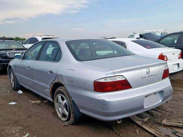 19UUA56683A005499 - 2003 ACURA 3.2TL SILVER photo 3