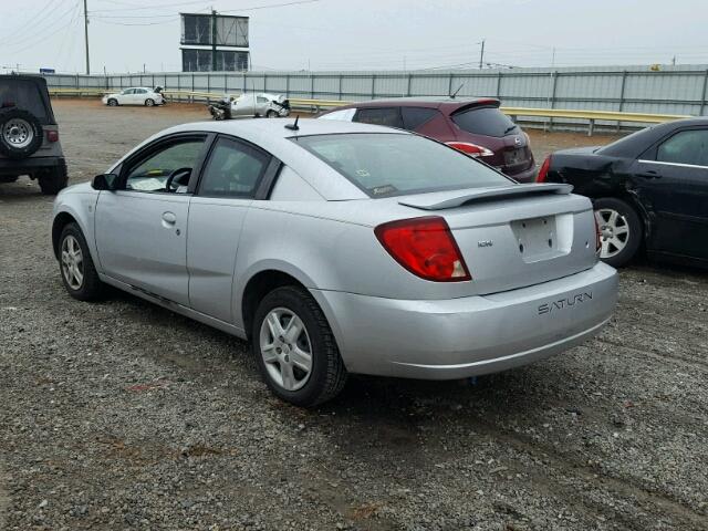 1G8AN15F67Z126713 - 2007 SATURN ION LEVEL SILVER photo 3