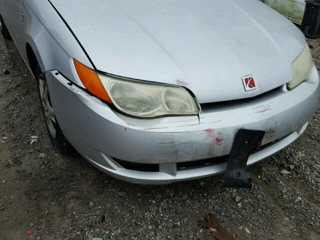 1G8AN15F67Z126713 - 2007 SATURN ION LEVEL SILVER photo 9