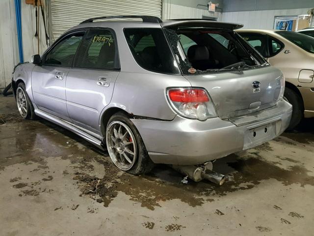 JF1GG79606G820546 - 2006 SUBARU IMPREZA WR GRAY photo 3