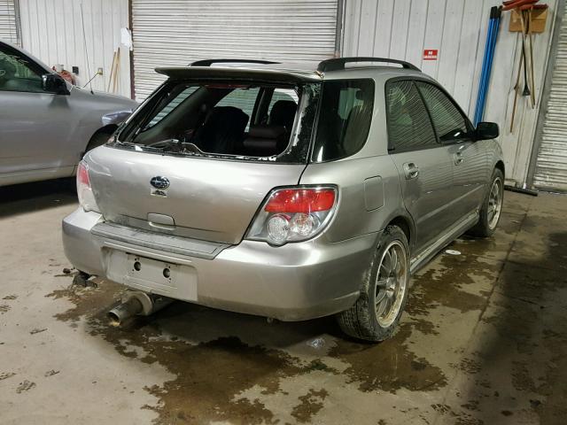 JF1GG79606G820546 - 2006 SUBARU IMPREZA WR GRAY photo 4