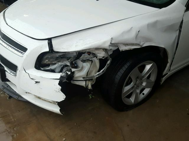 1G1ZA5EU7BF312256 - 2011 CHEVROLET MALIBU LS თეთრი ფოტო 9