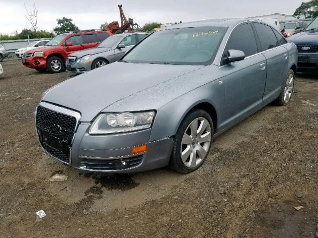 WAUAH74F87N109224 - 2007 AUDI A6 3.2 GRAY photo 2