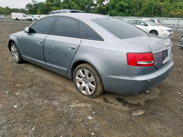 WAUAH74F87N109224 - 2007 AUDI A6 3.2 GRAY photo 3