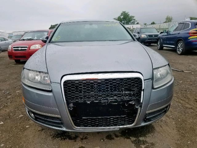 WAUAH74F87N109224 - 2007 AUDI A6 3.2 GRAY photo 9