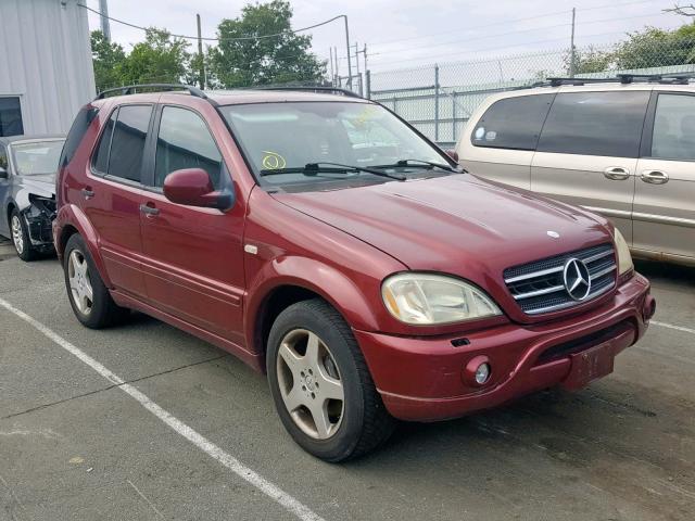 4JGAB74E7YA170435 - 2000 MERCEDES-BENZ ML 55 RED photo 1