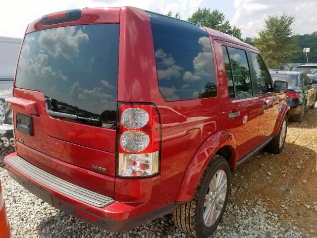 SALAG2D46CA642089 - 2012 LAND ROVER LR4 HSE RED photo 4