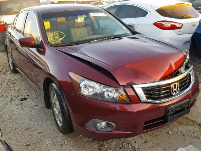 1HGCP25829A007074 - 2009 HONDA ACCORD EXL BURGUNDY photo 1