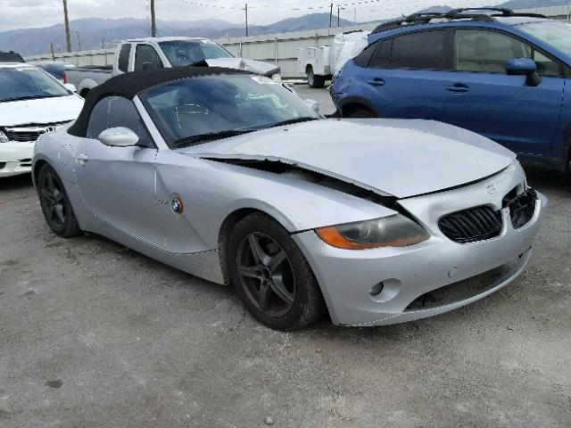 4USBT335X4LR68422 - 2004 BMW Z4 2.5 SILVER photo 1