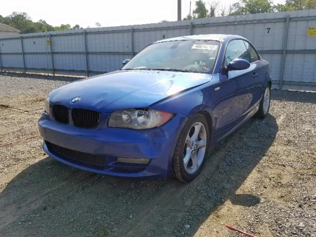 WBAUP93558VF47739 - 2008 BMW 128 I BLUE photo 2