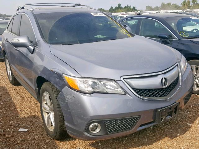 5J8TB4H51FL020037 - 2015 ACURA RDX TECHNO SILVER photo 1