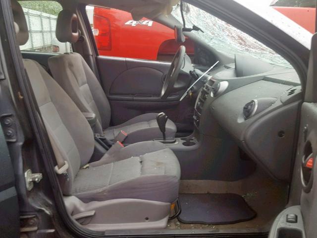 1G8AJ55F97Z114297 - 2007 SATURN ION LEVEL GRAY photo 5