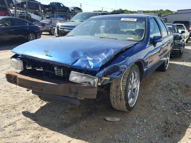 1G1BL53E9MW205686 - 1991 CHEVROLET CAPRICE BLUE photo 2