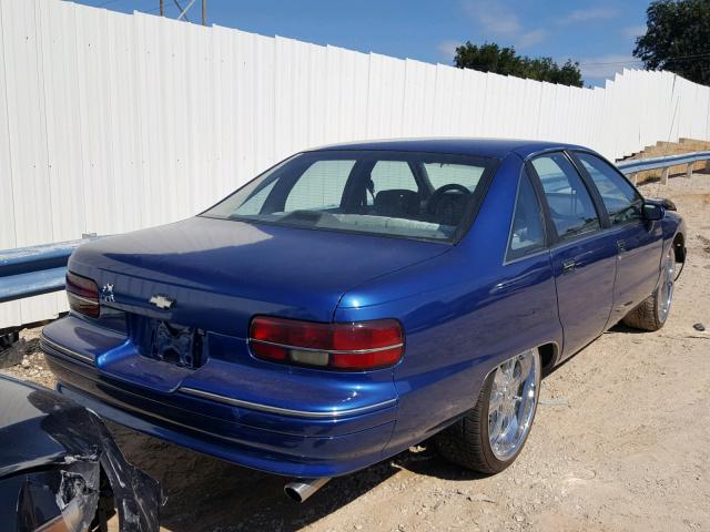 1G1BL53E9MW205686 - 1991 CHEVROLET CAPRICE BLUE photo 4