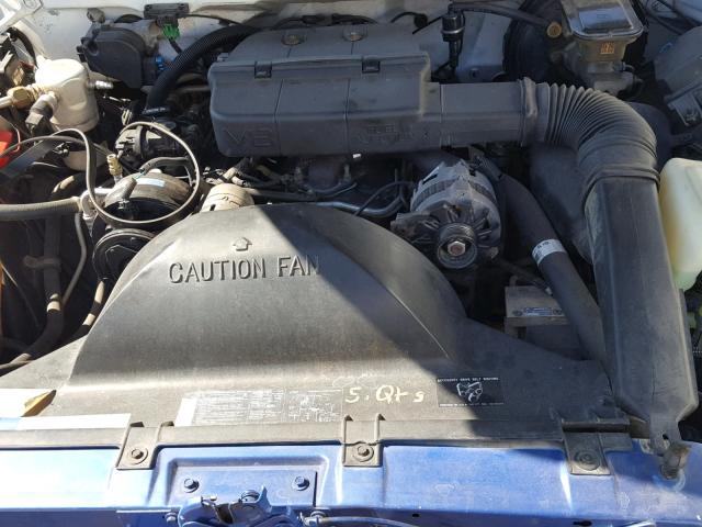 1G1BL53E9MW205686 - 1991 CHEVROLET CAPRICE BLUE photo 7