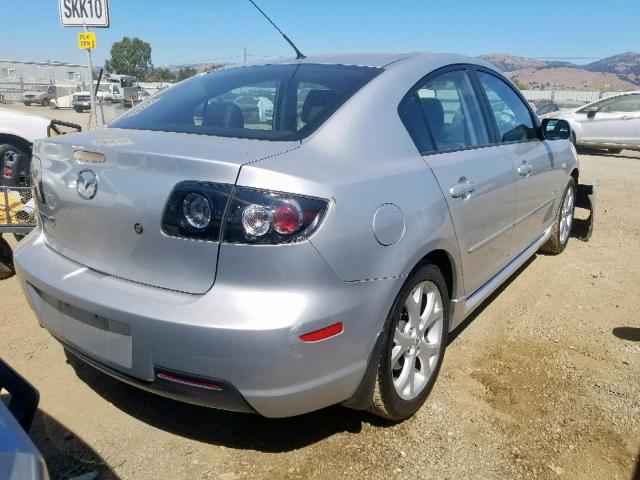 JM1BK323971668136 - 2007 MAZDA 3 S SILVER photo 4