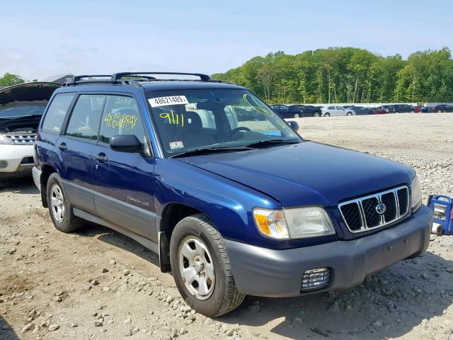 JF1SF635X1H765856 - 2001 SUBARU FORESTER L BLUE photo 1