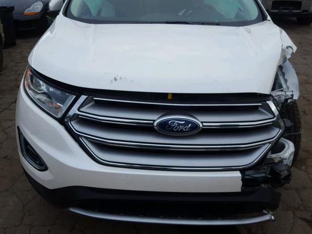 2FMPK4J94GBC57809 - 2016 FORD EDGE SEL WHITE photo 7