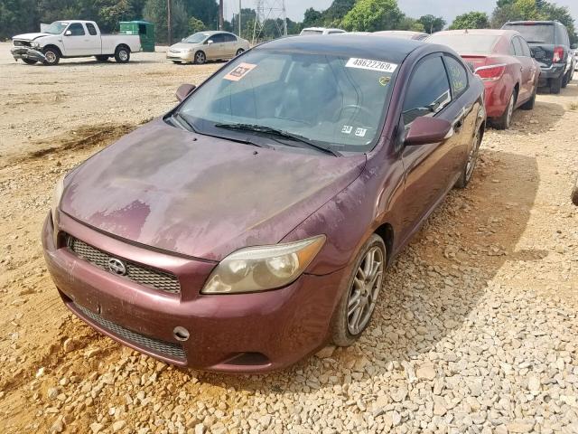 JTKDE167470218233 - 2007 TOYOTA SCION TC ბურგუნდია ფოტო 2