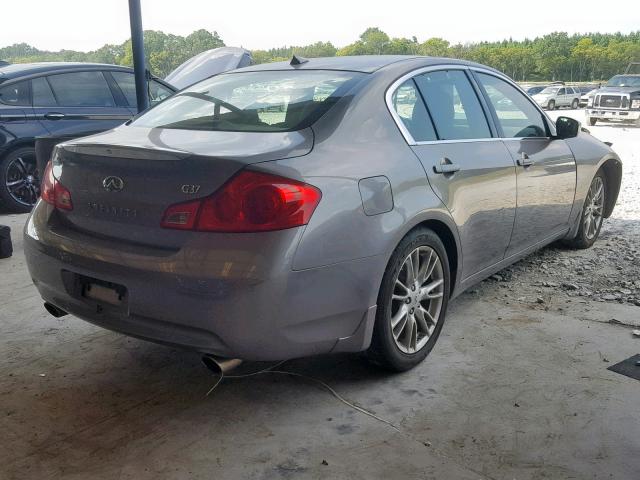 JNKCV61E19M014702 - 2009 INFINITI G37 BASE GRAY photo 4