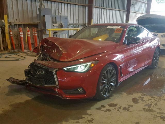 JN1FV7EK2HM610553 - 2017 INFINITI Q60 RED SP RED photo 2