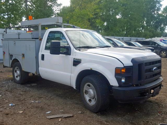 1FDSF30538EC23132 - 2008 FORD F350 SRW S WHITE photo 1